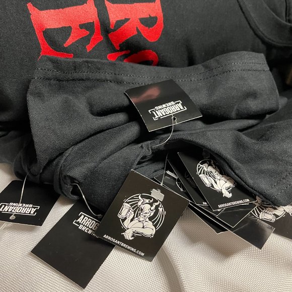 Stone Brewing/Arrogant Bastard Men's Tee "Cheers to Me/Arrogant Bastard Day" NEW - Picture 4 of 4